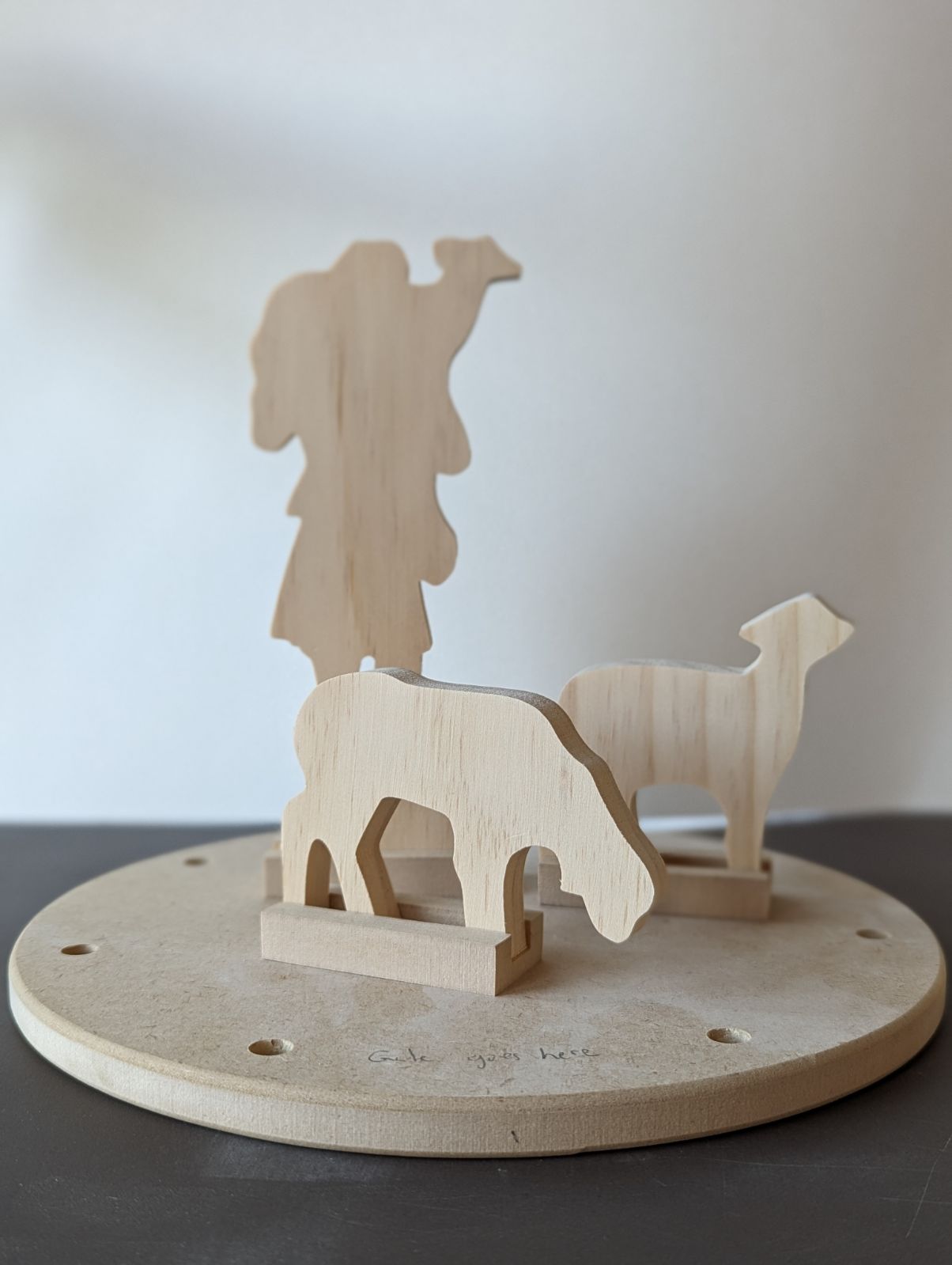 Toddler 10" Sheepfold and Shepherd