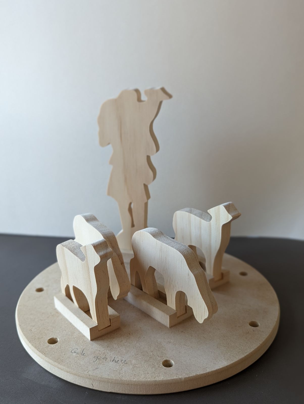 Toddler 10" Sheepfold and Shepherd